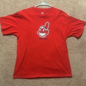 Cleveland Indians Chief Wahoo Shirt Size Large